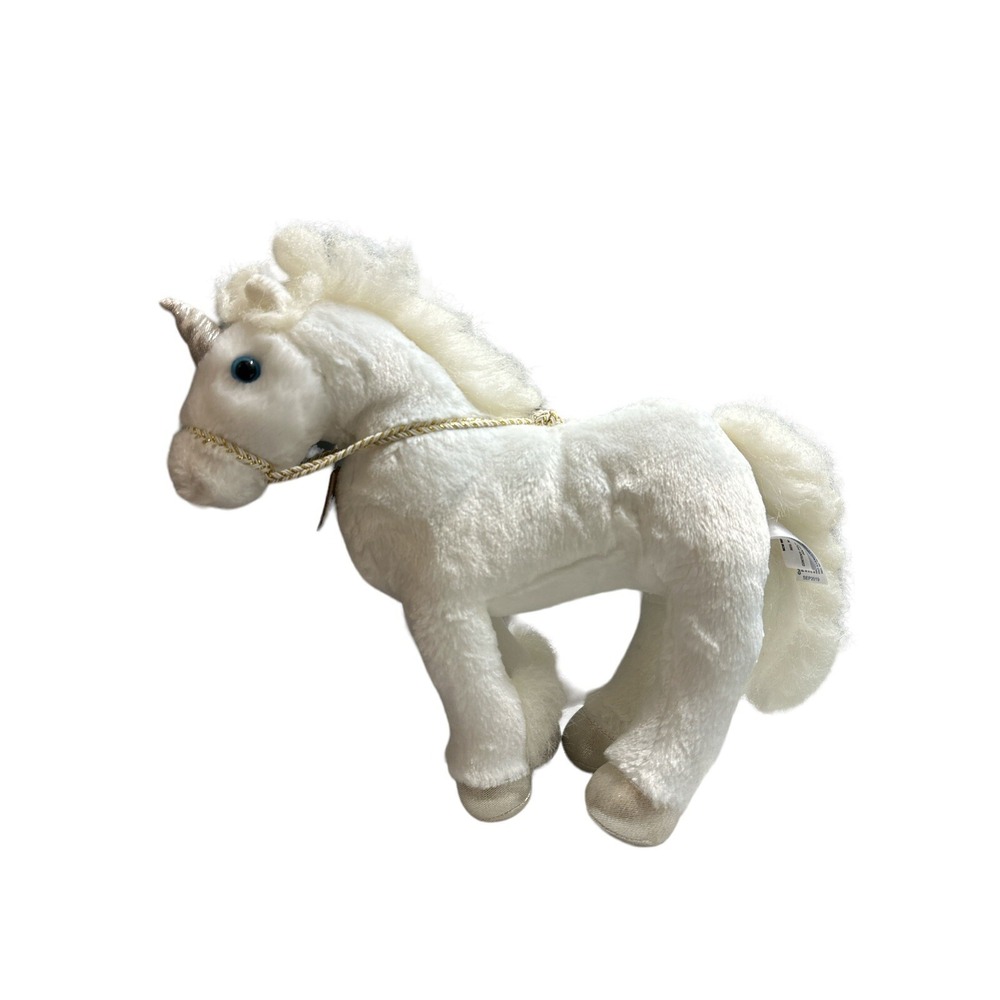 BREYER White Unicorn By Aurora Xavier Blue‎ Eyes Plush "A Horse Of My Very Own"